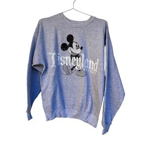 Disneyland Resort Hanes Mickey Mouse Disney Parks Crewneck Sweater
